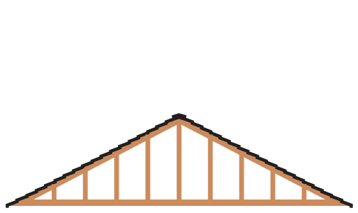 4/12 roof pitch illustration
