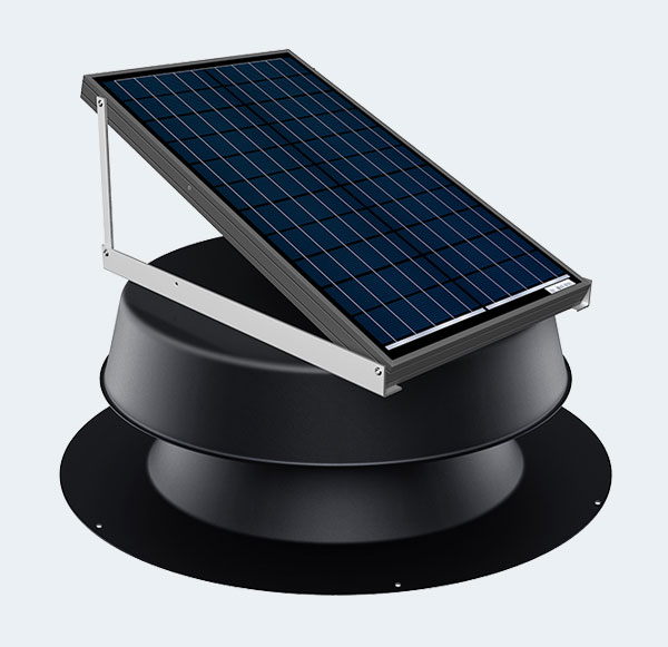 32 Watt Roof Mounted Solar Atic Fan Black