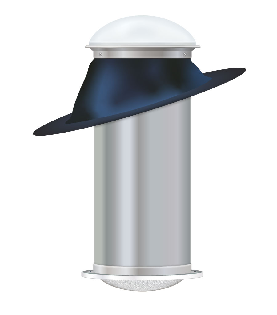 Kennedy pitched roof tubular skylight diagram